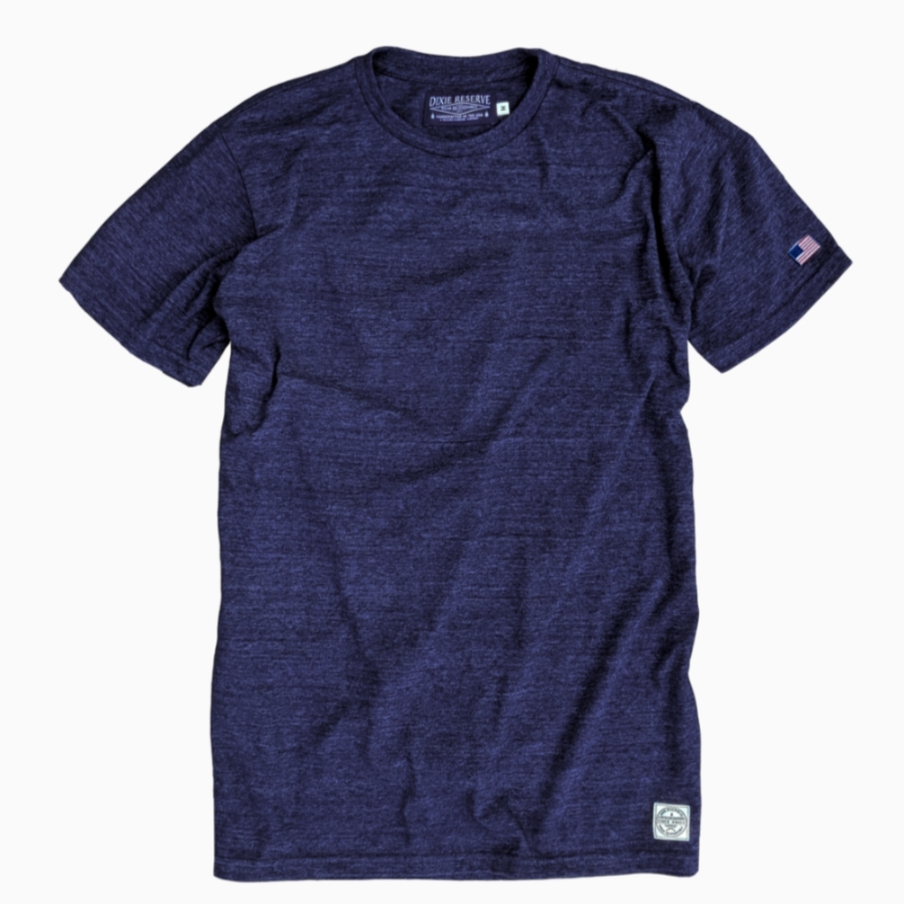 NWT USA Made The Hawkins Tee In Navy Small
